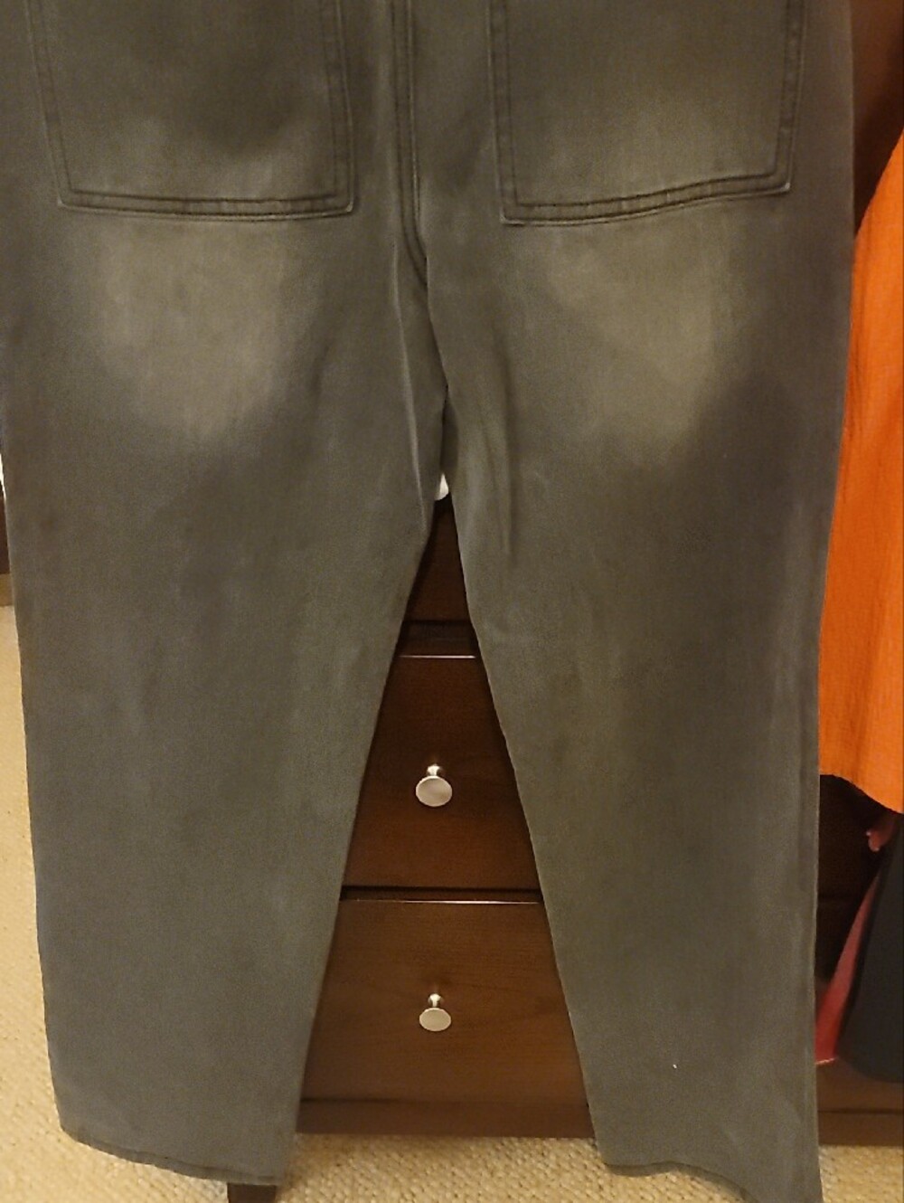 NWT Sanctuary Luna Cuffed Pant Standard Rise Straight Crop Button-Fly Pants 26 - Picture 9 of 9